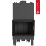 Teplovodní krbová vložka Kratki NADIA BLACK 10 rovná, černé obložení Termotec